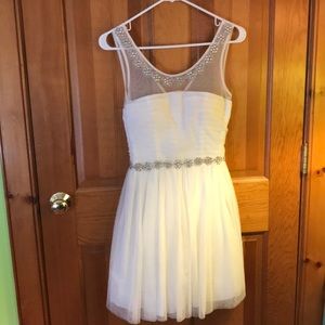 Semi formal white dress